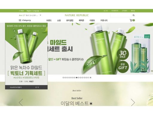 Guidelines for Online Shopping in South Korea: Nature Republic