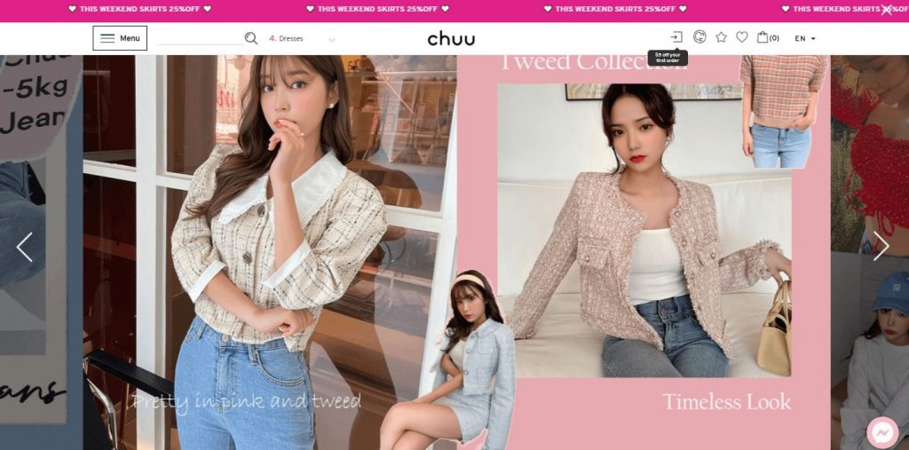 chuu best korean online shopping store list 2021