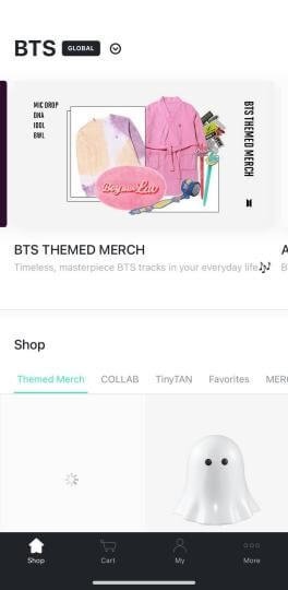 weverse shop app screenshot 1