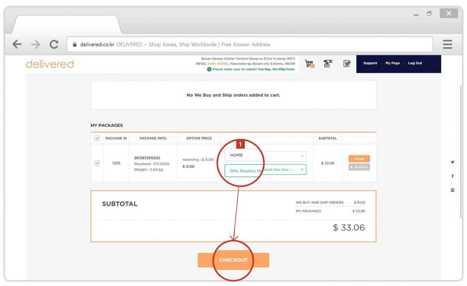 Package Forwarding and Personal Shopping from Korea | Delivered Korea