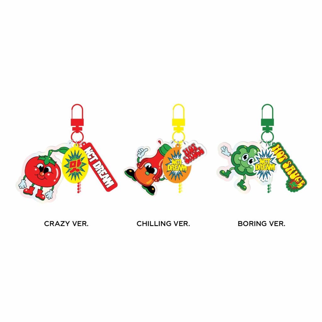 NCTDREAM HOT SAUCE ACRYLIC KEYRINGS