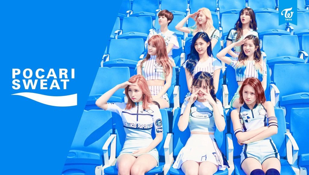 TWICE pocari sweat brand