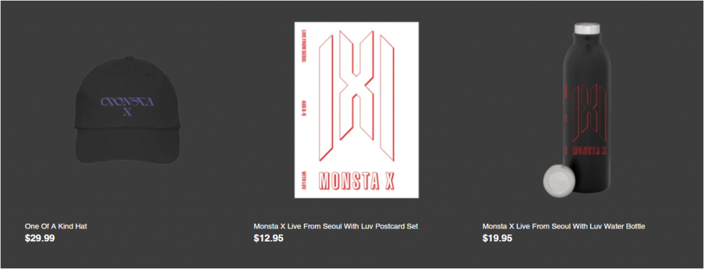 monsta x accessories