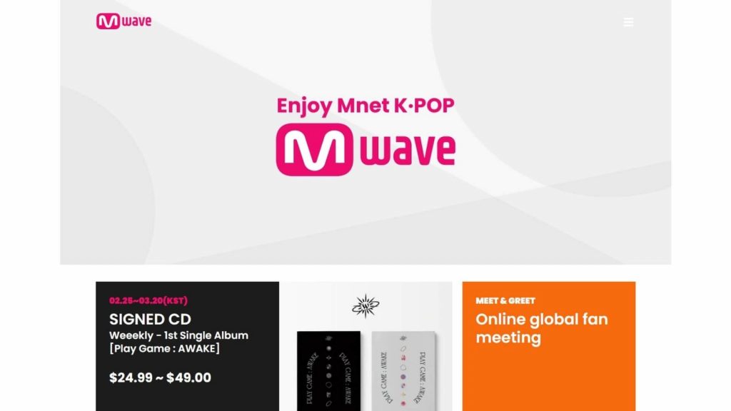 Mwave Top 10 Kpop Album Merch Stores Banner