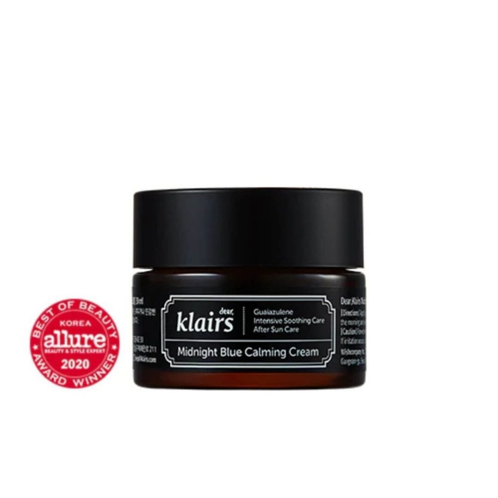 klairs midnight blue calming cream