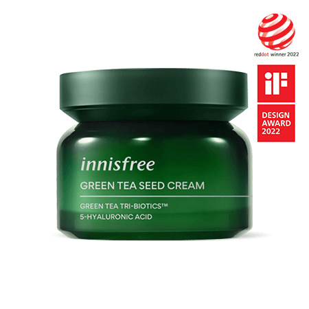 innisfree green tea hyaluronic acid cream