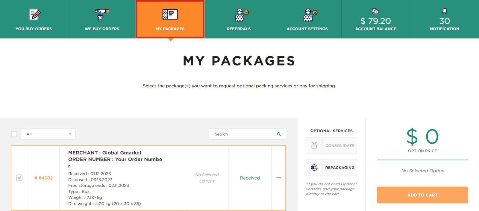 Choose Package How to Use Global Gmarket & Delivered Korea to Save Shipping Costs ...