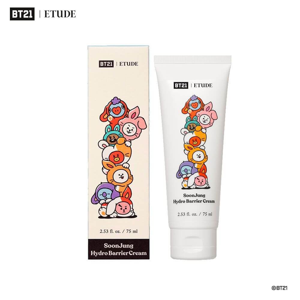 etude house bt21 soonjung hydro barrier cream delivered korea 2