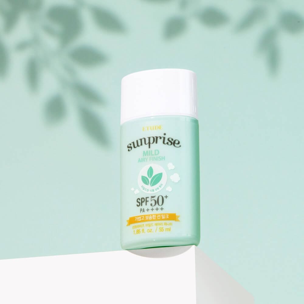 etude house sunprise mild airy finish sun milk delivered korea 1