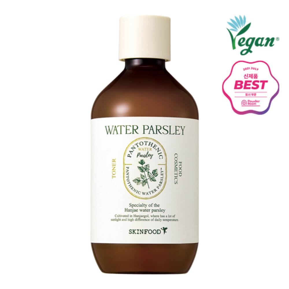 skinfood pantothenic water parsley toner delivered korea 1