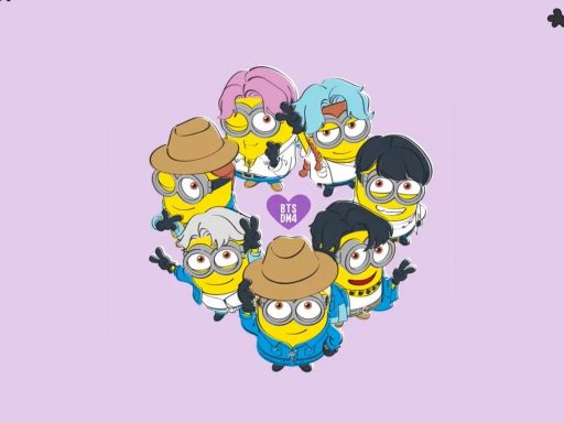 bts despicable me 4 collab bts merch bts shirt bts bag bts hoodie bts popup store BTS DM4 BTS minions