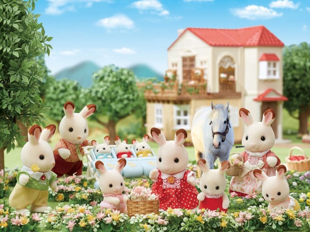 sylvanian families rabbit farm sylvanian family