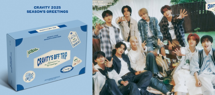 seasons greetings 2025 season greetings kpop albums Cravity album BFF Trip