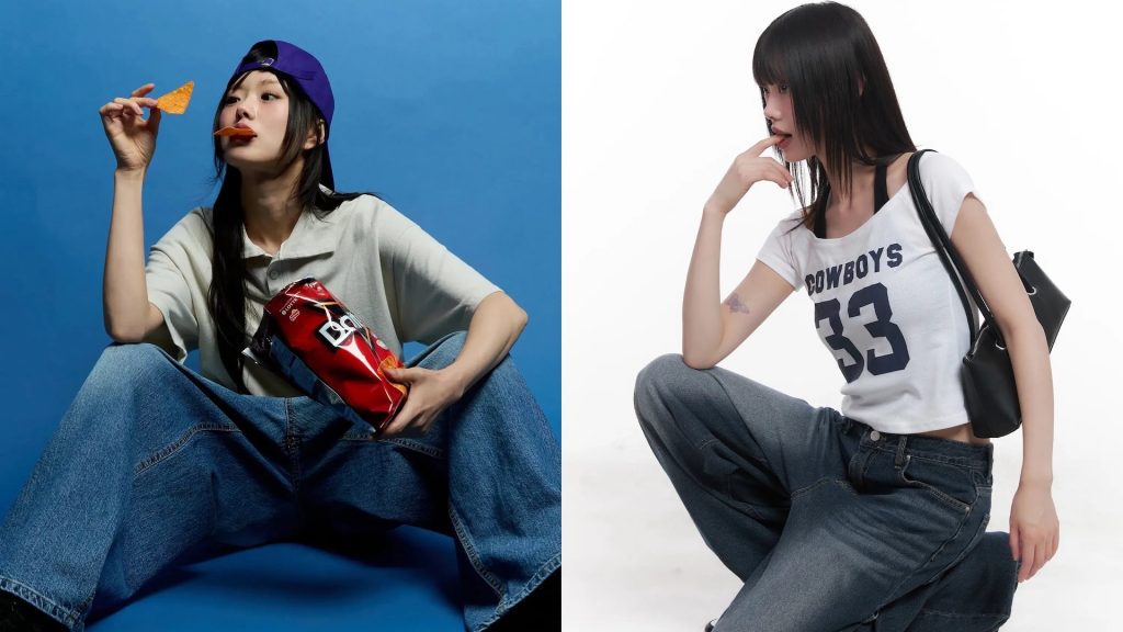 lewkin jeans korean jeans baggy jeans baggy jeans women womens baggy jeans korean fashion trend