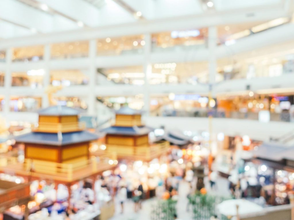 people shopping in Korea