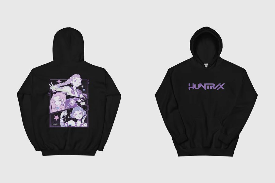 KPop Demon Hunters HUNTRX Hoodie best selling merch 2025 delivered korea