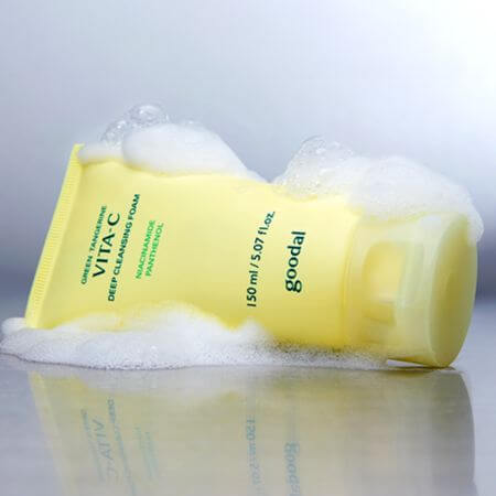 goodal green tangerine vita c deep cleansing foam delivered korea blog