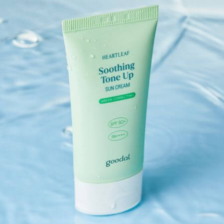 goodal heartleaf soothing tone up sun cream delivered korea blog