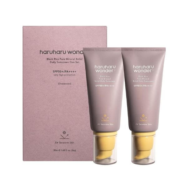 haruharu wonder black rice pure mineral relief daily sunscreen 10 best korean skincare products for oily skin delivered korea blog