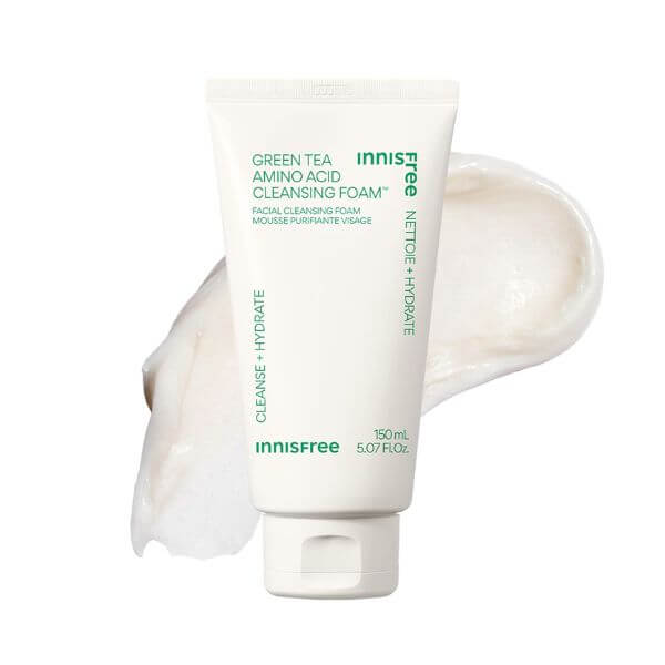 innisfree green tea amino acid cleansing foam 10 best korean skincare products for oily skin delivered korea blog
