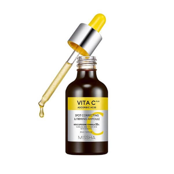 missha vita c plus spot correcting and firming ampoule 10 best korean skincare products for dark spots delivered korea blog