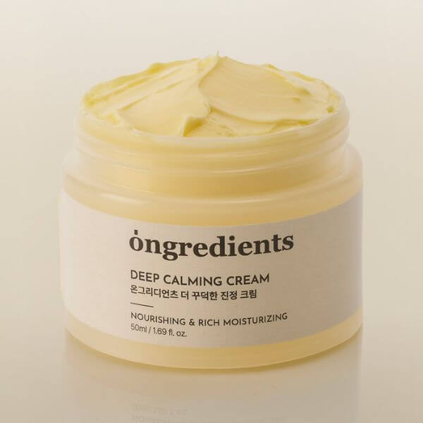 ongredients deep calming cream 20 best ongredients products for high quality skincare in 2025 delivered korea blog