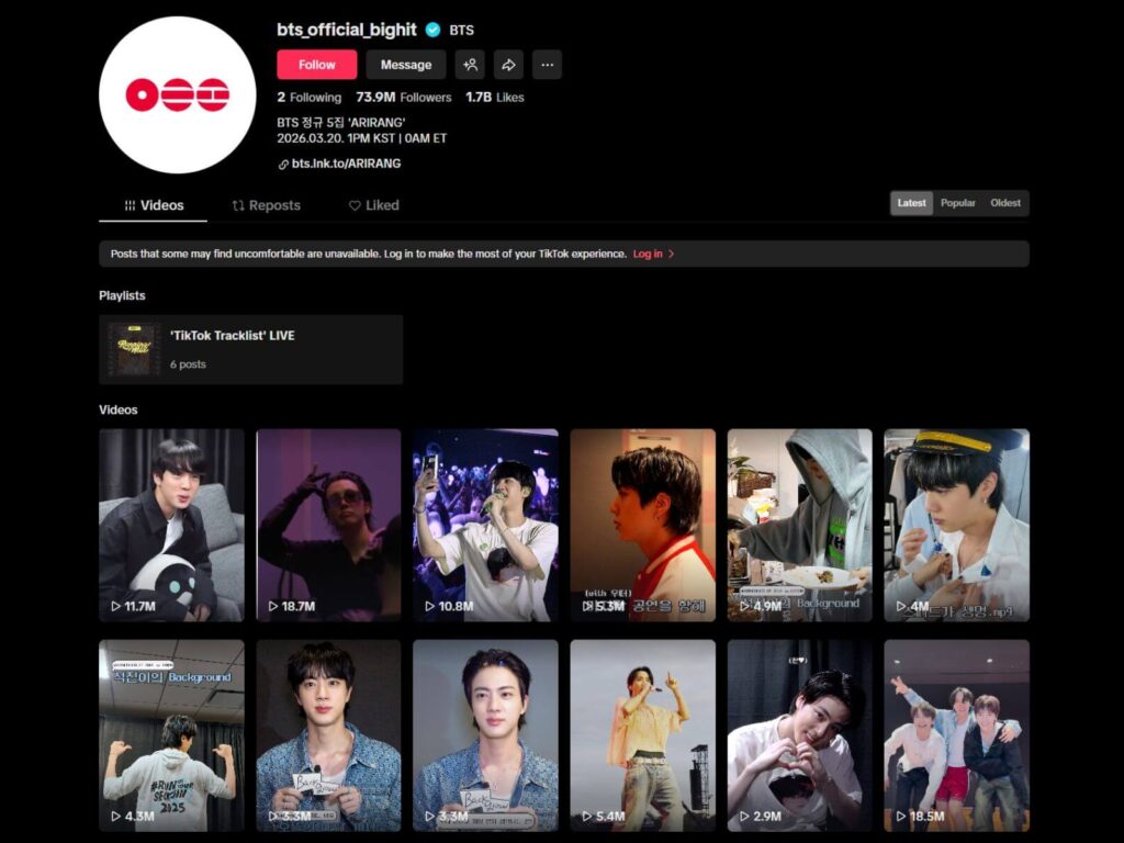 top 10 most followed kpop groups on tiktok updated 2026 dk blog