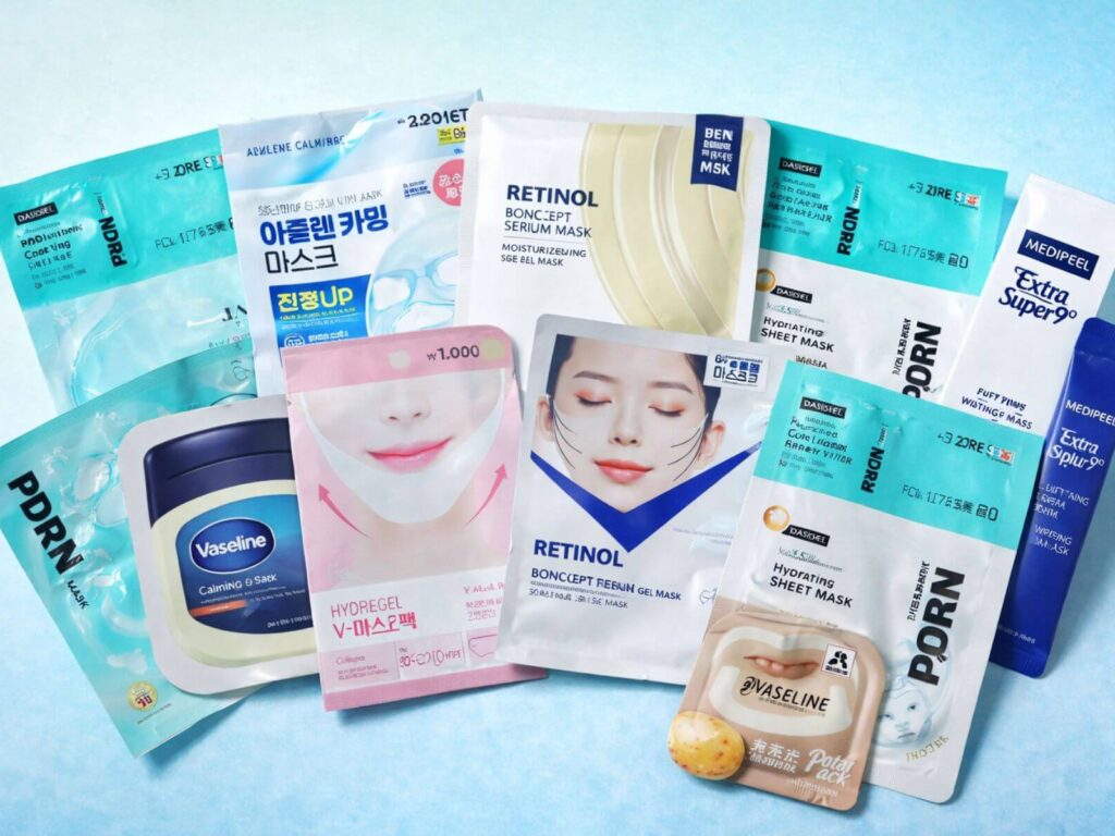 10 face mask packs you can buy frrom daiso for less than $2 dk blog