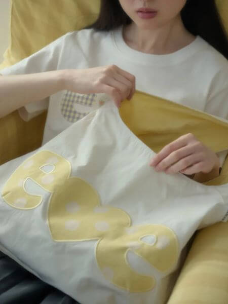 Ambler - Reversible Dot Nylon Hobo Pack (Yellow)