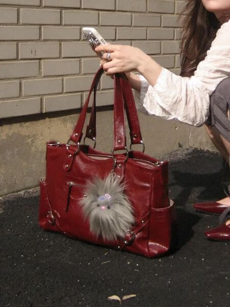 Anoetic - ANC Stud Ring Bag (Red)