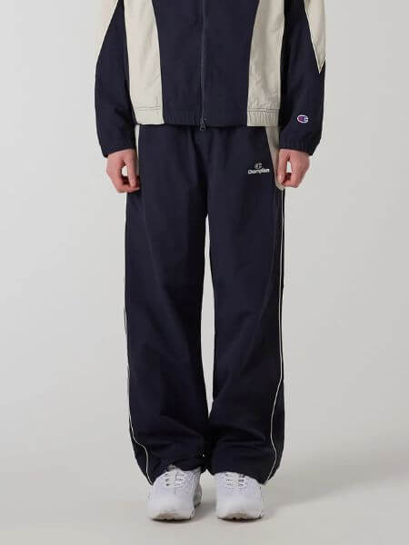 Champion - Track Logo Colorblock Track Pants (Navy)