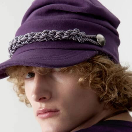 ESC Studio - Double Knit Military Cap (Purple)
