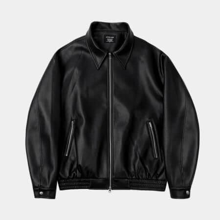 Letter Como - Victory Vegan Leather Oversized Jacket