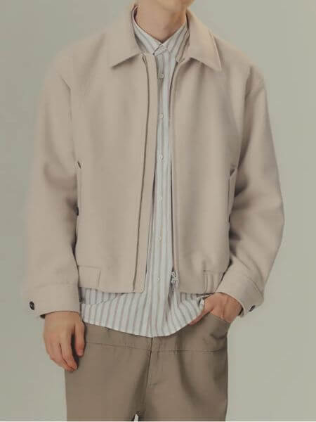 Mindbridge - Wool-Like Padded Blouson