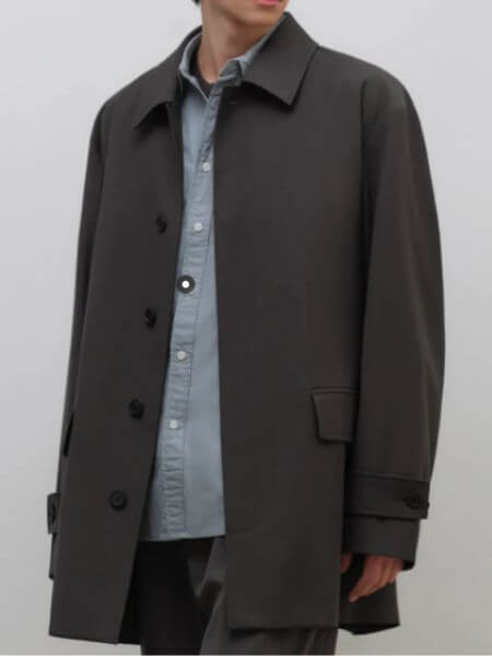 Musinsa Standard - [City Workers] Woolish Car Coat (Gunmetal)