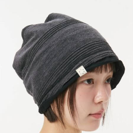 Oheshio - Reversible Layered Beanie (Charcoal)