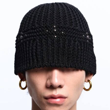 RSSC - Mini Cross Rivet Beanie (Black)
