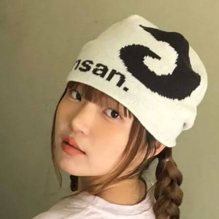 Tansan Magnesium - Jacquard Horn Logo Beanie (Ivory)