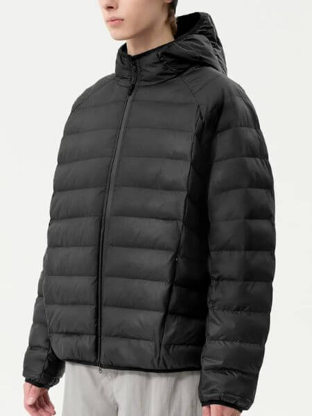 Trillion - Light Hoodie Padded Jacket (Black)