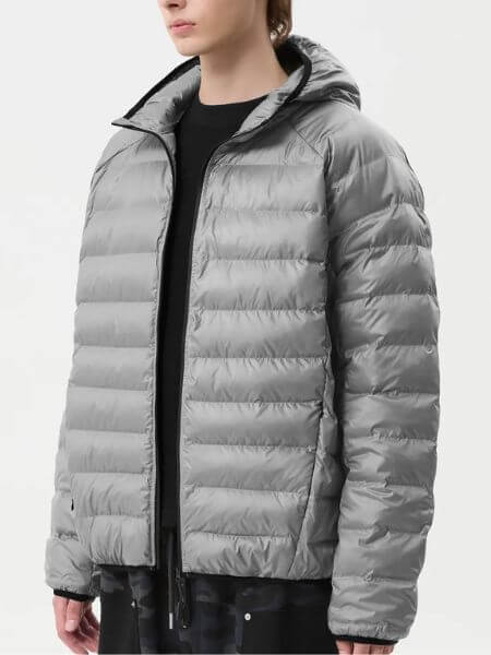 Trillion - Light Hoodie Padded Jacket (Gray)
