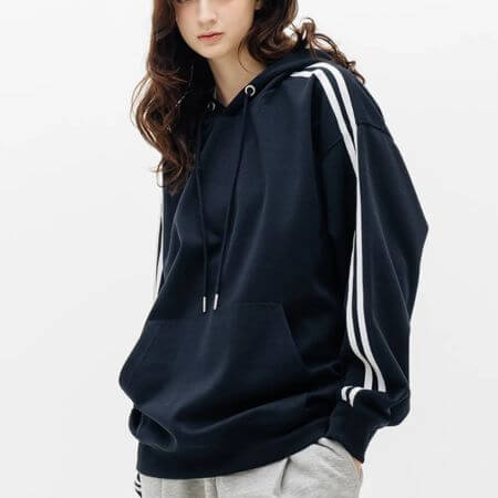 Ulifezip - Basic Oversized Track Women's Oversized Hoodie (3 Colors)