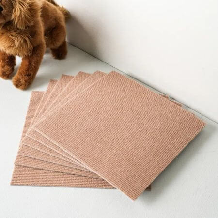 pet mat 30 x 30cm 6 pack beige color dk blog