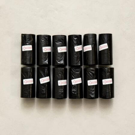 pet waste plastic bags 12 rolls black dk blog