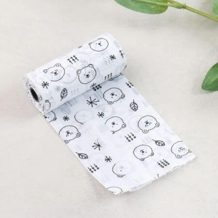 white pet poop bags 5 rolls dk blog