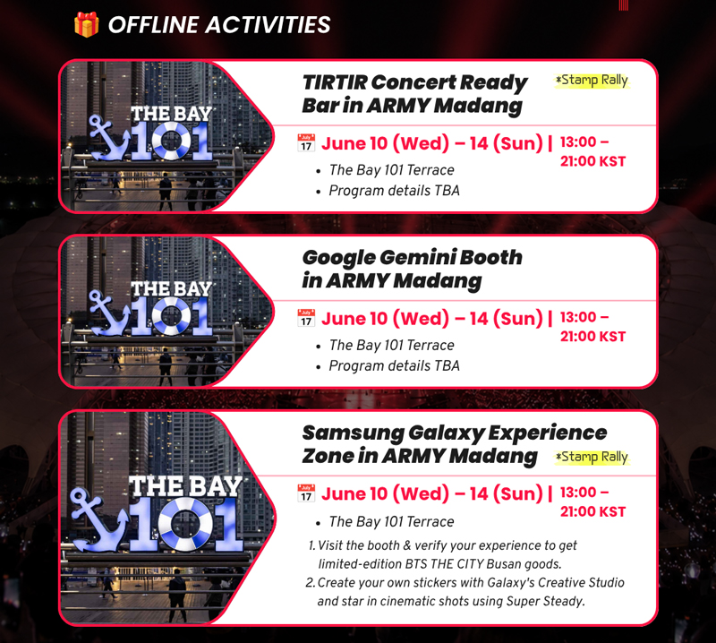 BTS Brand Collaboration Experiences Busan 2026